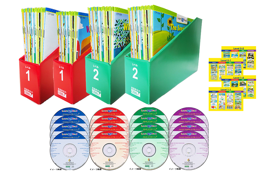 店舗・通販 CTP⭐︎Learn To Readレベル１絵本(48冊)＆CD (８枚)と