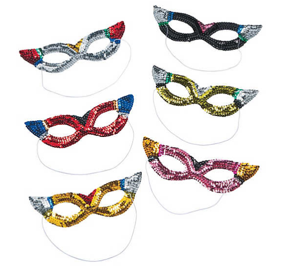 ハロウィンマスク“Rainbow Mask” 【3個入り】 英語教材のctm