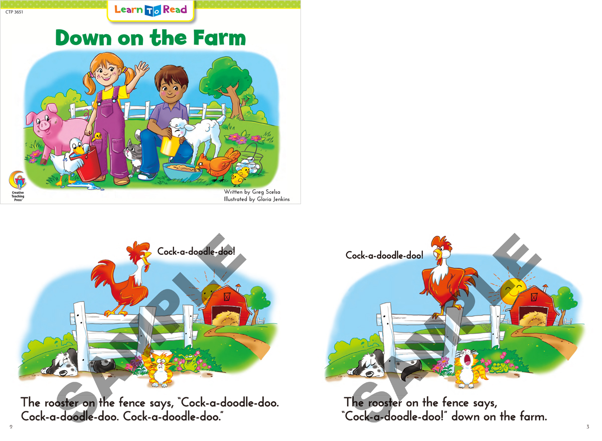 Ctp絵本 Down On The Farm La2 1 英語教材のctm