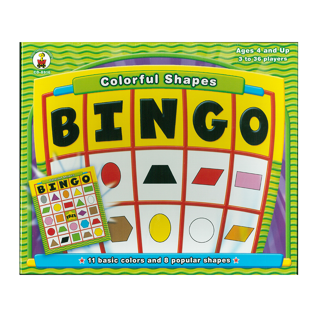 ビンゴ Bingo Colorful Shapes 英語教材のctm