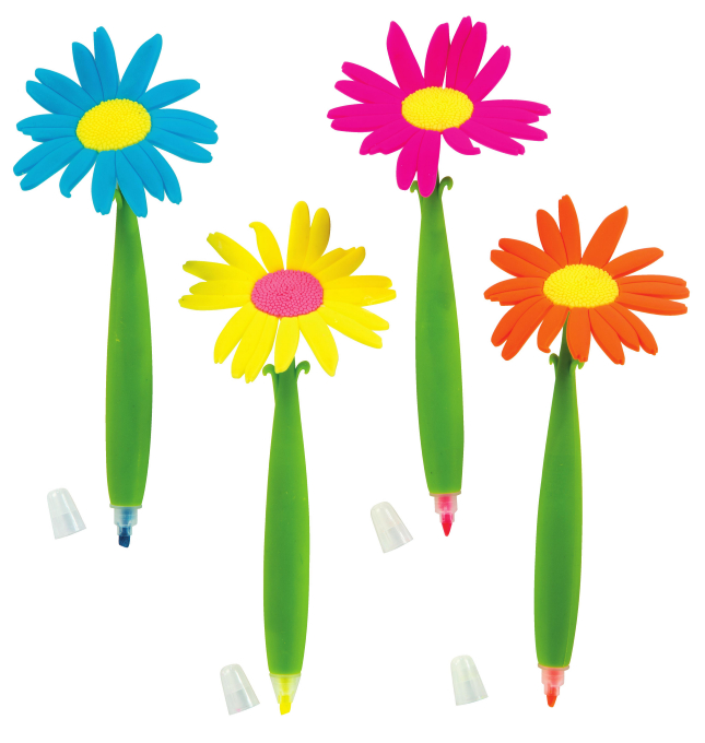蛍光ペン Daisy Highlighter 1本 英語教材のctm 蛍光ペン Daisy Highlighter 1本 英語教材のctm